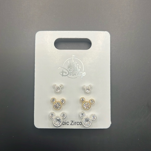 Disney Jewelry - Disney silver and gold earrings